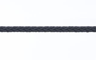 Polyester 8gefl. 3mm schwarz 200m Spule 