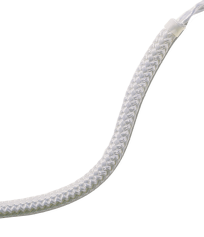 Polyester 16gefl. 4mm weiß              