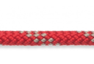 Leech Line 5mm rot/silber