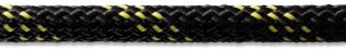 Dinghy Light 8mm schwarz / gelb         