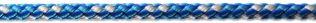 Polyesterfall 8-fach geflochten 4mm blau