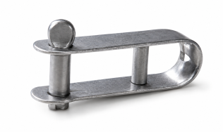 Schäkel mit fixem Steg, Bolzen 6mm, RF610, mit normalem Bolzengriff