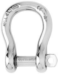 Schäkel geschweift Bolzen 6mm unverlierbar (C und Dia D)