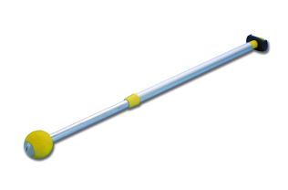 Pinnenausleger Alu, Gelenk Kunststoff teleskopisch 70-125cm