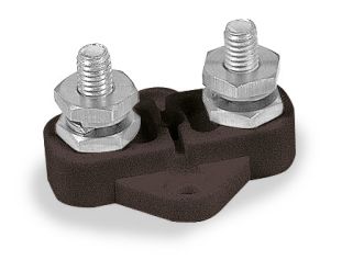 Isolator mit 2 Bolzen 6mm               