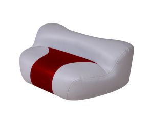 Anglersitz ohne Lehne 46cm grau/rot     