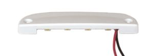 LED Stufenleuchte, Zink, weiß           