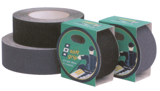 Textilband gummiert grau                
