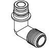 KlickTite 90° 3/4'' Schlauchtülle