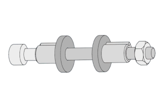 Scharnierkit f. Fenster