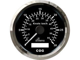 WEMA, GPS Speedometer bis 30Knt., 85mm
