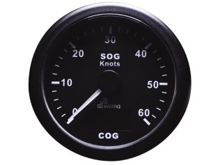 WEMA, GPS Speedometer bis 60Knt., 85mm