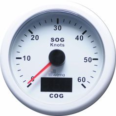 WEMA, GPS Speedometer bis 60Knt., 85mm