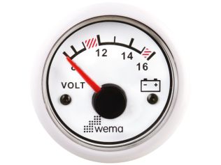 WEMA Voltmeter für 12V Anzeige 8-16V