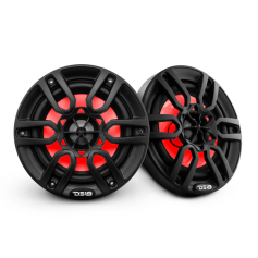 Lautsprecher 6,5" schwarz mit LED / NXL-6/BK 
