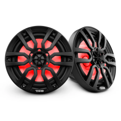 Lautsprecher 8" schwarz mit LED / NXL-8/BK 
