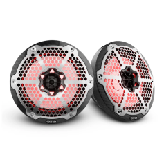 Lautsprecher 8" carbon mit LED / CF-8M 
