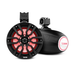 Tower-Lautsprecher 8" schwarz mit LED / NXL-X6TP/BK