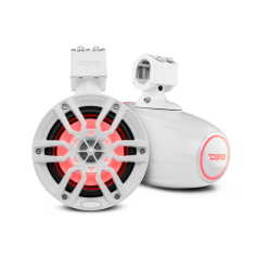 Tower-Lautsprecher 6,5" weiß mit LED / NXL-X6TP/WH 
