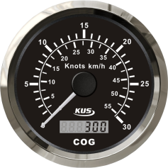 KUS, GPS Speedometer bis 30 Knt., 85mm