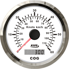 KUS, GPS Speedometer bis 60 Knt., 85mm
