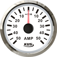 Amperemeter 50A weiß