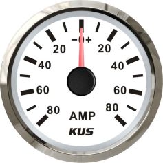 Amperemeter 80A weiß