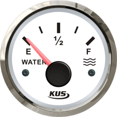 Tankanzeige Wasser weiß