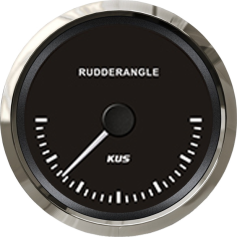 Ruderlagen-Anzeige 0-190 schwarz