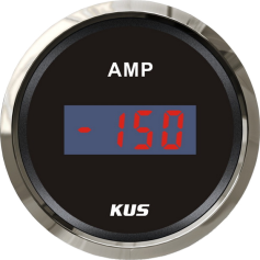 Ampermeter digital schwarz