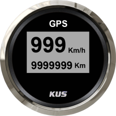 KUS, GPS Speedometer digital, 52mm, schwarz