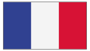 Flagge Frankreich 30 x 45cm             