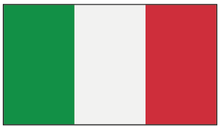 Flagge Italien 30 x 45cm                