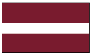 Flagge Lettland 20 x 30cm               