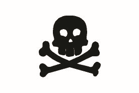 Spaßflagge Black pirate