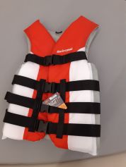 Wasserskiweste 70-90kg rot/weiß