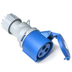 Kupplungssteckdose gerade 3-pol. 32Amp.