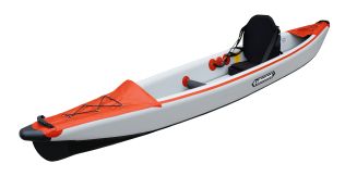 Hartluft Single-Kajak Flow rot/grau     