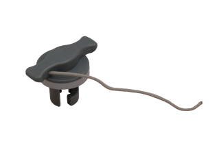 Ventil-Verschlusskappe grau, Original HR