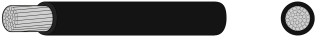 Batteriekabel verz.35mm², 10m, schwarz  